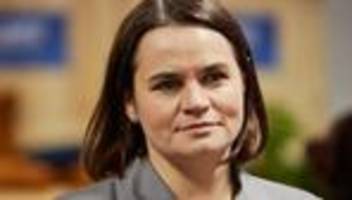 belarus: swetlana tichanowskaja will oppositionsarbeit mit ehemann weiterführen