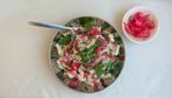Nudelsalat mit Erbsen: Pasta auf der Erbse