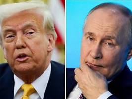 US-Präsident zunehmend verärgert: Trump: Bekommen von Putin eine Menge Blödsinn aufgetischt