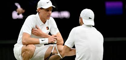 Wimbledon: Jannik Sinner profitiert von Dimitrows Verletzungs-Drama