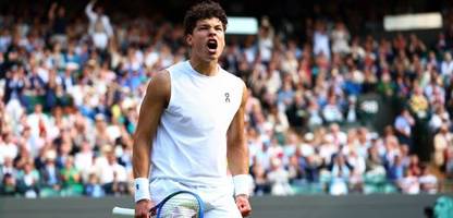 tennis in wimbledon: ben shelton, der showman