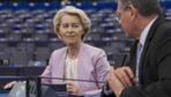 EU-Parlament: EU-Kommission von Ursula von der Leyen übersteht Misstrauensvotum