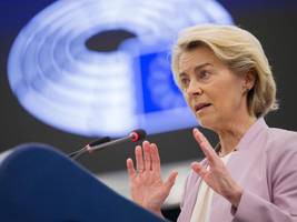 Europaparlament: Von der Leyen übersteht Misstrauensvotum
