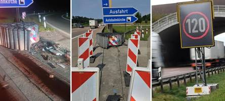 fünf tempolimits auf vier kilometern autobahn – warum ist das so?