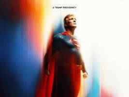 Das Symbol der Hoffnung: Donald Trump verbreitet Bild von sich als Superman