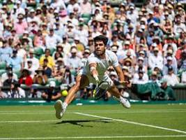 Ein Schritt noch zum Hattrick: Hitze und Fritz sind für Alcaraz keine Hürden in Wimbledon