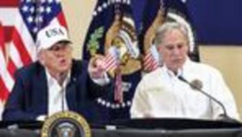 USA: Trump verteidigt sich in Texas gegen Kritik an Katastrophenhilfe