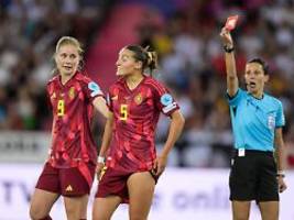 Fehler, Rote Karte, Spiel weg: Desolate Minuten bescheren DFB-Frauen bittere EM-Pleite