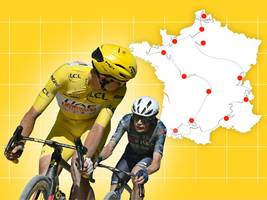 Teams, Favoriten und Deutsche Fahrer: Etappenplan der Tour de France 2025: Alle Etappen im Überblick