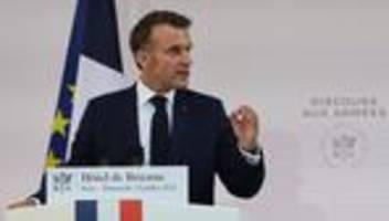 Emmanuel Macron: Frankreich will Verteidigungsbudget schneller erhöhen als geplant