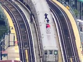 200 leben gerettet: new yorker polizei jagt leichtsinnige u-bahn-surfer