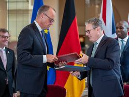 Deutsch-britische Beziehungen: Merz und Starmer unterzeichnen Freundschaftsvertrag