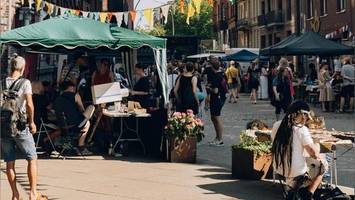 Straßenfest beim Hauptbahnhof – mit Flohmarkt und Livemusik