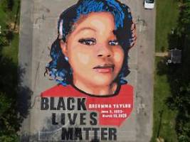 frau starb durch polizeigewalt: us-ministerium fordert einen tag haft im fall breonna taylor