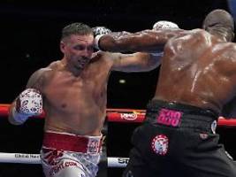 K.o. nach linkem Hammer: Gnadenloser Usyk zerschmettert britische Boxträume schmerzhaft