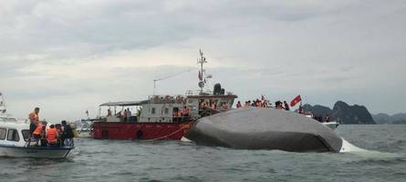 Ausflugsboot kentert in Halong-Bucht: Tote und Vermisste