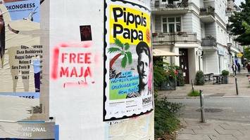 „free maja“-schriftzug überall in eimsbüttel – was dahintersteckt