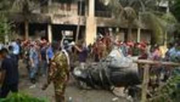 unglück in bangladesch: nach flugzeugabsturz in dhaka: 25 kinder unter todesopfern