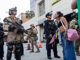 Klare Botschaft von Pentagon: US-Soldaten ziehen nach Protesten aus Los Angeles ab
