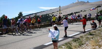 16. Etappe der Tour de France führt auf den berühmten Berg Mont Ventoux