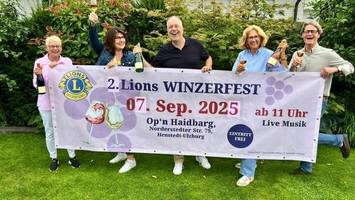 Geheimtipp: Lions-Club Henstedt-Ulzburg feiert ein Winzerfest
