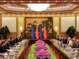 eu-china-gipfel: eu warnt china vor verschärftem handelskonflikt