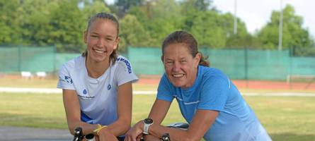 mama katja ist das große vorbild – die augsburgerin magdalena mayer will im triathlon durchstarten