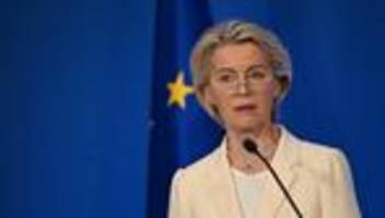 Zollstreit: Von der Leyen kündigt für Sonntag Treffen mit Trump in Schottland an