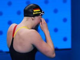 Natürlich mache ich mir Sorgen: Angelina Köhler schwimmt bei der WM gegen den Hass an