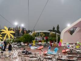 evakuierung kurz nach show-start: gewitter zwingt zdf-fernsehgarten zum abbruch