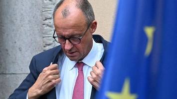 neue umfrage: schlechte noten für merz und seine regierung