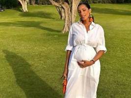becker, bella italia, babybauch: lilian de carvalho monteiro zeigt sich kugelrund