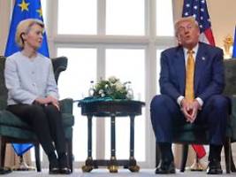 Nach Verhandlungen mit Trump: Fatales Signal: Deutsche Wirtschaft kritisiert Zolldeal mit den USA