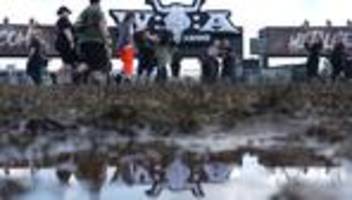 musikfestival: wacken-festivalgelände vorübergehend wegen gewitter geräumt