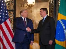 wegen hexenjagd auf bolsonaro: trump verhängt vergeltungs-zölle gegen brasilien