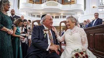 bewegende szenen im michel: ehepaar buterfas feiert gnadenhochzeit