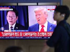 Milliardeninvestition aus Seoul: Trump verkündet vollständigen Zolldeal mit Südkorea