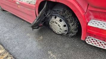 a23-held am steuer: lkw-fahrer verhindert mögliche brandkatastrophe