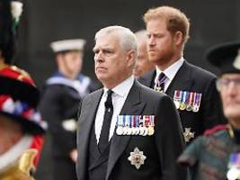 bericht über royale zerwürfnisse: prinz harry will prinz andrew nicht geschlagen haben