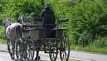 unfall: pferd scheut - kutscher schwer verletzt