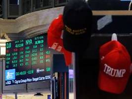 zinshoffnung in den usa: wall street dreht ins plus - trump macht druck auf die fed