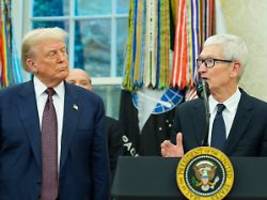 friedensangebot an trump?: apple legt mit 100-milliarden-dollar-investition nach