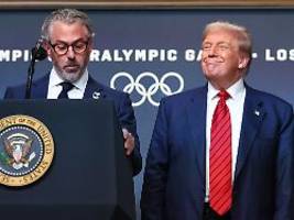 olympische spiele in los angeles: trump setzt sich an spitze von taskforce - und soll olympische fackel tragen