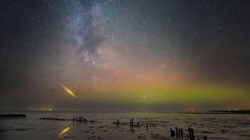 himmlisch auf sylt! polarlichter, milchstraße und sternschnuppen