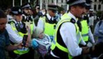 London: Hunderte Festnahmen bei Protest gegen Verbot von Palestine Action