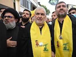 Protest gegen Entwaffnung: Hisbollah-Abgeordneter: Planen nicht, Selbstmord zu begehen