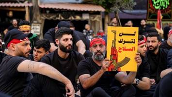 hisbollah gegen entwaffnung: „abgabe der waffen ist selbstmord“