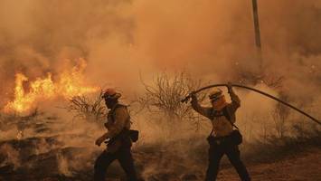kalifornien: neuer waldbrand wütet nahe los angeles