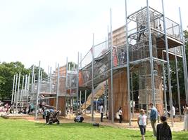 Zwölf Meter hoher Kletterturm für 3,2 Millionen Euro: So gut ist Münchens neuer Mega-Spielplatz an der Theresienwiese