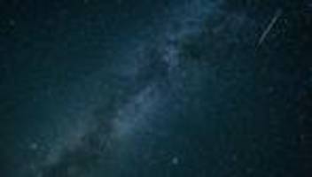 höhepunkt des meteorschauers: sternschnuppen am himmel: aussichten für südwesten sind gut